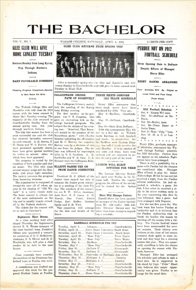 The Bachelor, April 6, 1912 Thumbnail