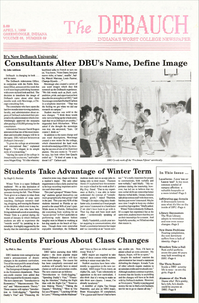 The Bachelor, April 1, 1989 Thumbnail