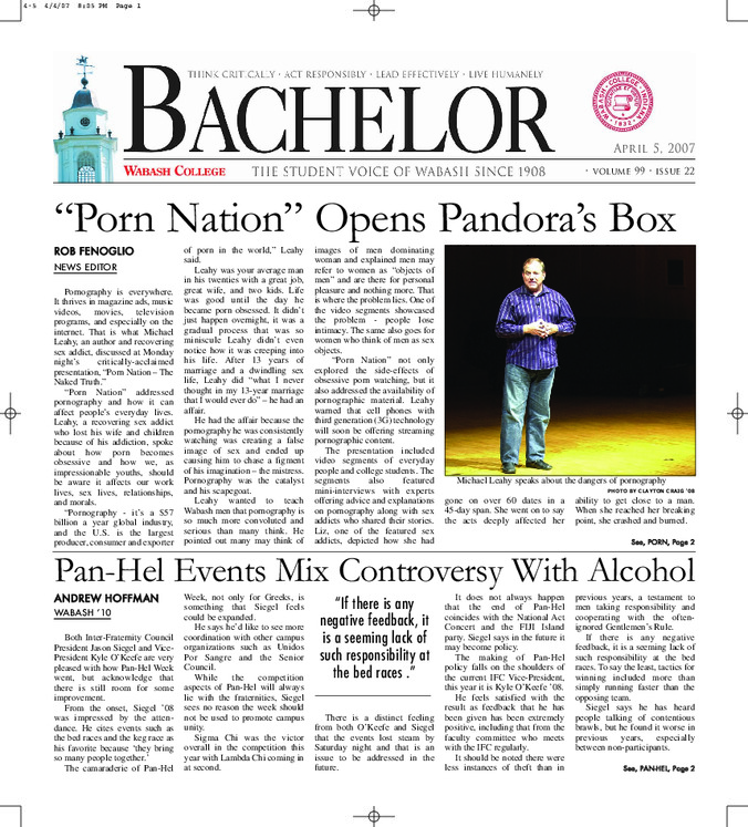 The Bachelor, April 5, 2007 miniatura