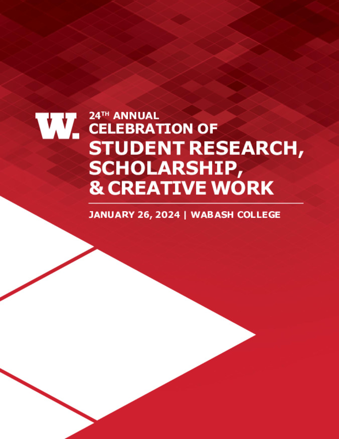 Celebration of Student Research, Scholarship, and Creative Work Program, 2024 miniatura