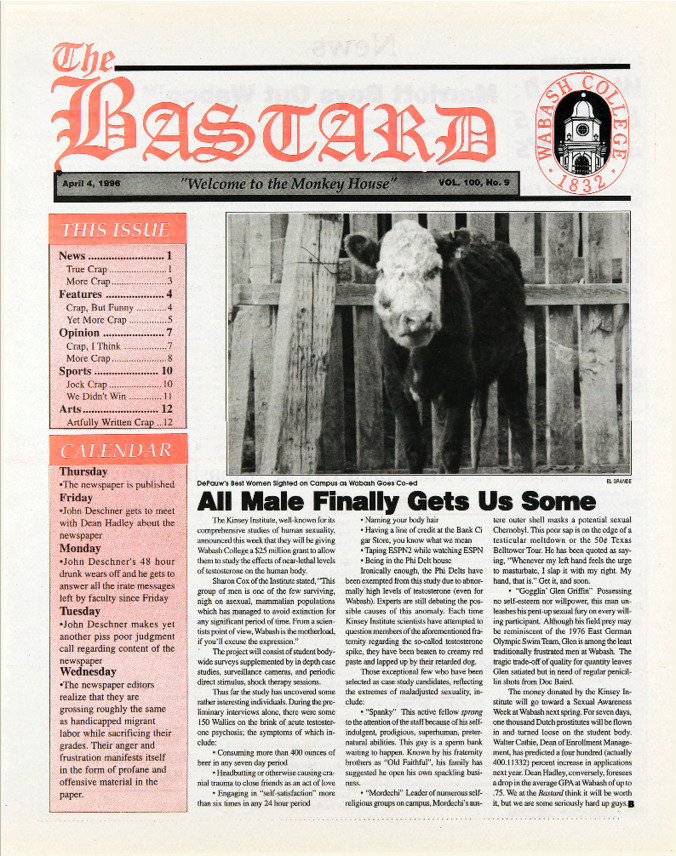 The Bachelor, April 4, 1996 Thumbnail