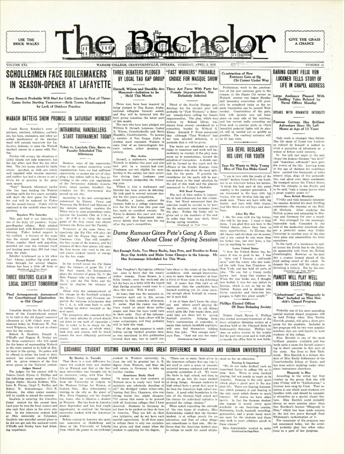 The Bachelor, April 2, 1929 Thumbnail